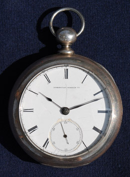 Am watch co discount waltham pocket watch