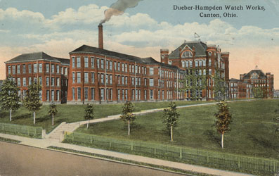 Dueber-Hampden Watch and Watch Case Factories, Canton, ohio, L. Schartenberg & Co. photo