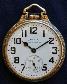 Hamilton traffic outlet special pocket watch