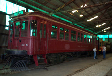 PE Business Car No. 1001 is eshibited at Orange Empire Railway Museum (Richard Boehle photo)