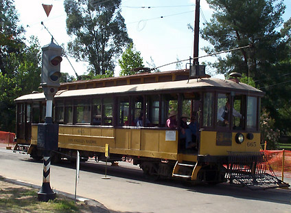 Los Angeles Railway A Line Car 62 on West Temple Street - Pacific