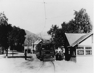 PE Car at Sierra Madre 1908