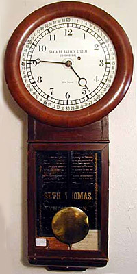 Santa Fe Standard Clock by Seth Thomas (stock photo)