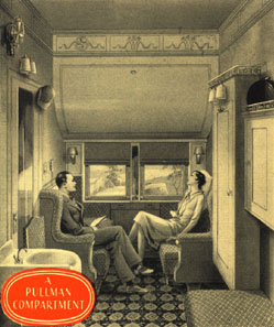 Pullman Compartment during the 1920's (Pullman Company)
